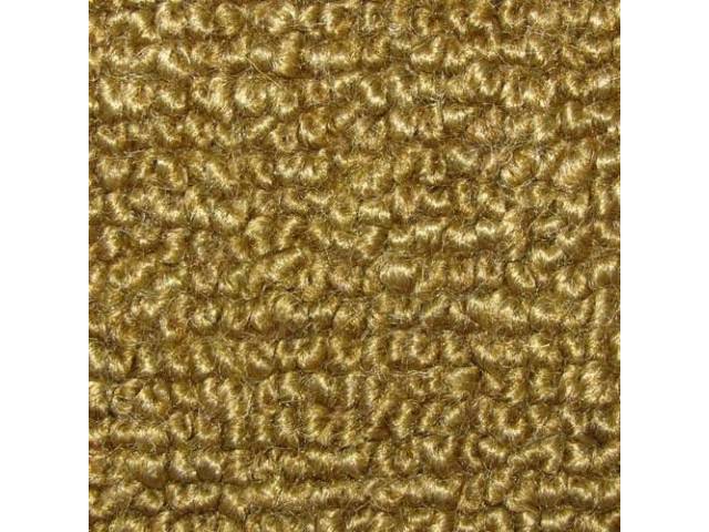 CARPET, RAYLON WEAVE, NUGGET GOLD, WITH HEEL PAD