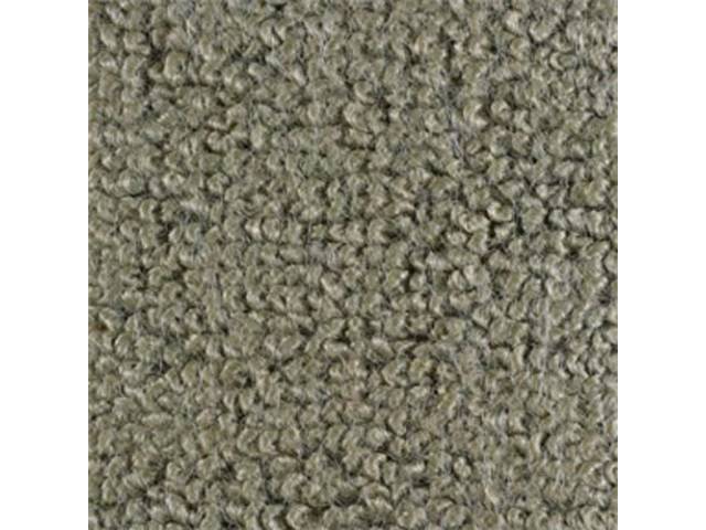 CARPET, RAYLON WEAVE, LIGHT IVY GOLD, EARLY STYLE