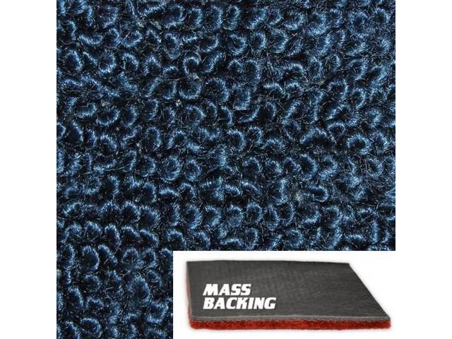 Raylon Weave Carpet, Late style, Medium Blue