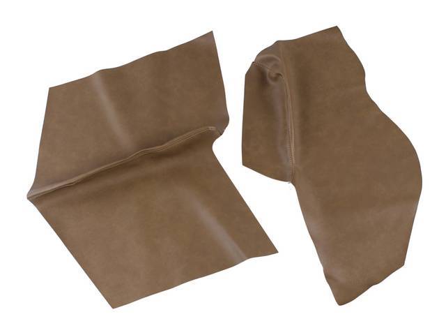 ARM REST AND WELL COVER SET, Inside Quarter, Mustard Gold, (4)