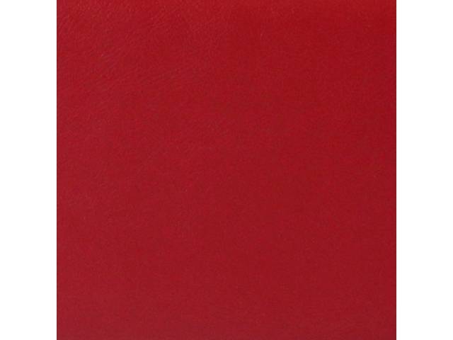 PANEL SET, PREMIUM, Inside Quarter, Dlx, Red, Madrid Grain Vinyl