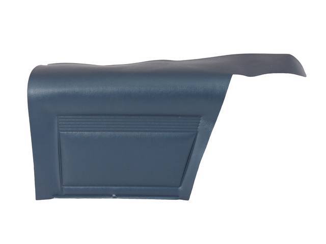 Panel Set, Inside Quarter, Std, Dark Blue, *Silver Edition*  <p><strong>Note:</strong></p><p>Note: These panels do not include the top garnish rails (usually plastic or metal) or the windowfelts. Windowfelts can be purchased separately from NPD, the custo