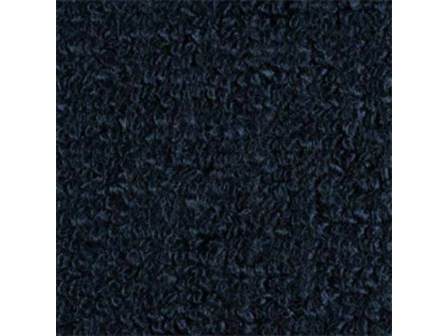 Molded Carpet Set, Raylon Loop, 2-piece, Dark Blue, M/T, reproduction
