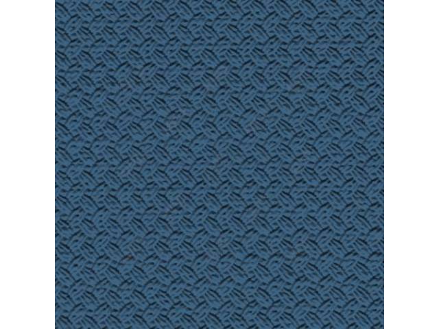 HEADLINER, Premium, Medium Blue, Basketweave grain (OE called Regent), 5 bow, does not incl material for sunvisors or quarter pillars, Legendary, repro