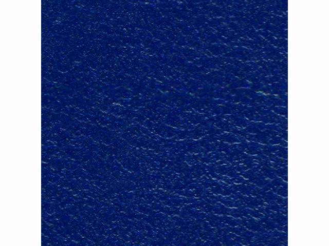 ARM REST COVER SET, Premium, Inside Quarter, Metallic Blue (actual color, GM called Blue or Dark Blue), Legendary, Madrid grain vinyl, (4)
