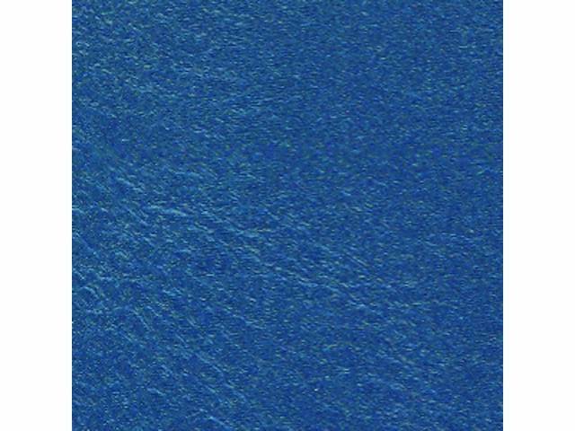 ARM REST COVER SET, Premium, Inside Quarter, Dark Metallic Blue (actual color, GM called Blue or Dark Blue), Legendary, Seville grain vinyl, (4)