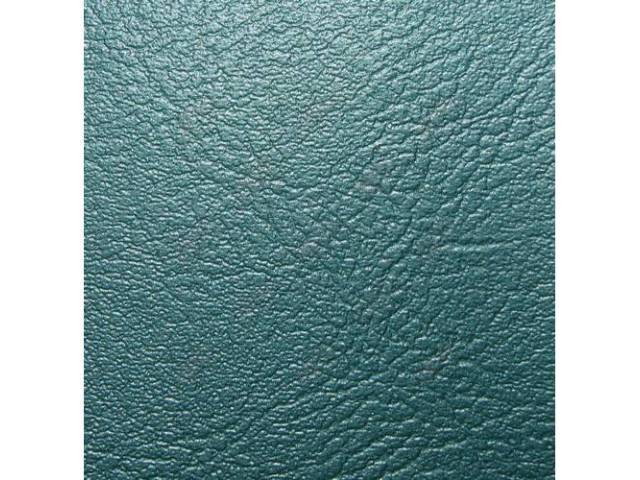 SUNVISOR SET, Dark Aqua (actual color, GM called Turquoise or Dark Turquoise), PUI, Madrid grain vinyl, repro