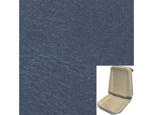 Rallye Seat Buckets Upholstery and Foam Set, Dark Metallic Blue (actual color, GM called Blue or Dark Blue)
