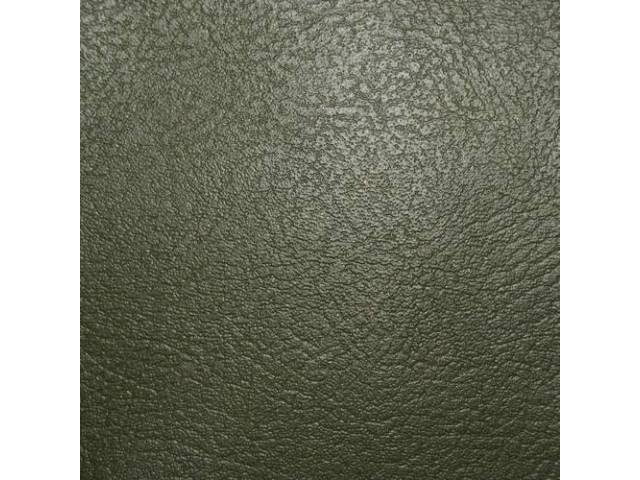 UPHOLSTERY SET, Rear Seat, Dark Green, PUI, madrid grain vinyl