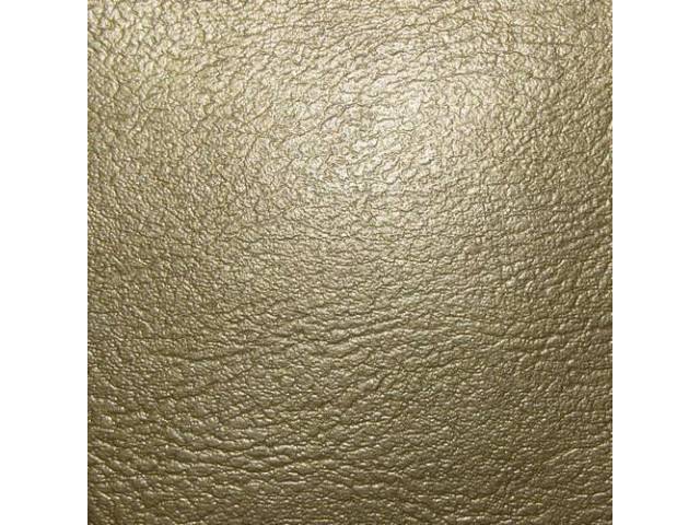 UPHOLSTERY SET, Rear Seat, Gold, PUI, madrid grain vinyl w/ embossed *Arrowhead*