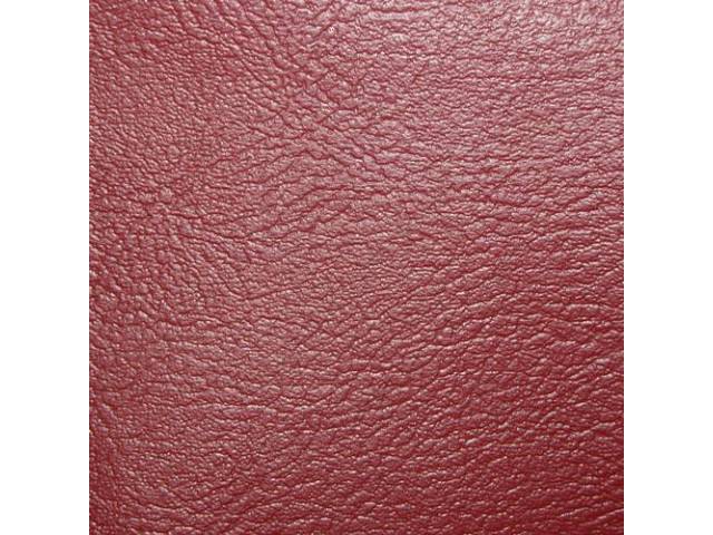 UPHOLSTERY SET, Rear Seat, Metallic Red (actual color, GM called Red or Medium Red), PUI, madrid grain vinyl