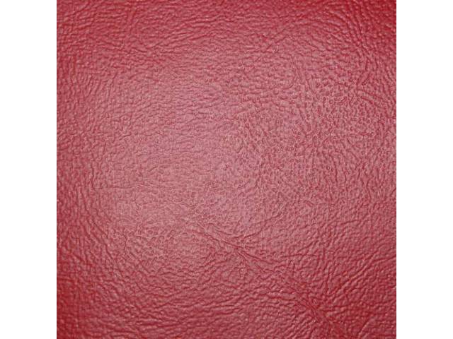 UPHOLSTERY SET, Rear Seat, Red (actual color, GM called Medium Red), PUI, madrid grain vinyl