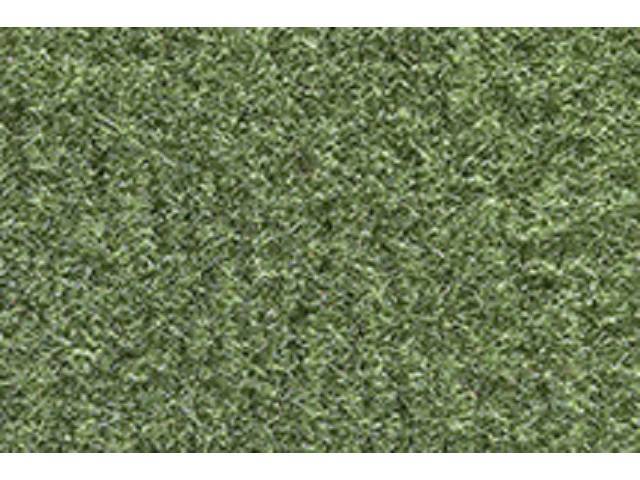 Molded Carpet Set, Cut Pile, 2-piece, Willow Green, reproduction