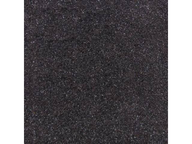 Molded Carpet, Cut Pile, 1-piece, Black, reproduction