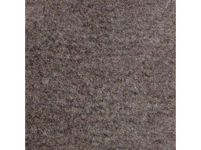 Molded Carpet, Cut Pile, 1-piece, Dark Gray, reproduction