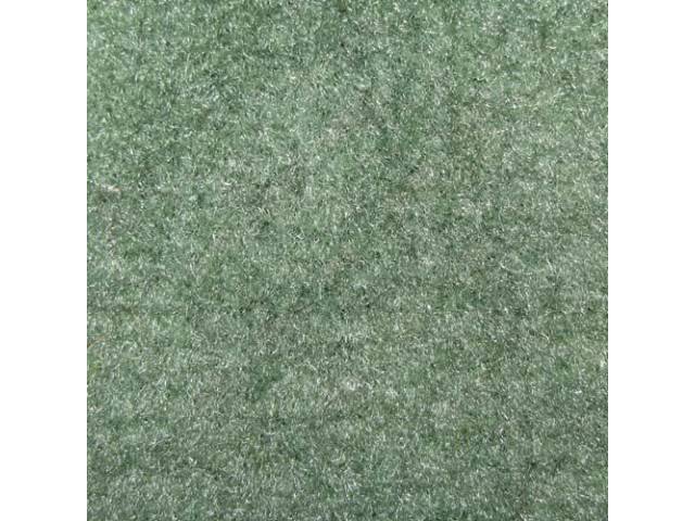 Molded Carpet, Cut Pile, 1-piece, Sage Green, reproduction