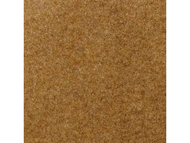 Molded Carpet, Cut Pile, 1-piece, Doeskin, reproduction