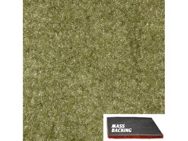 Molded Carpet, Cut Pile, 1-piece, Waxberry, with Improved Mass Backing, reproduction