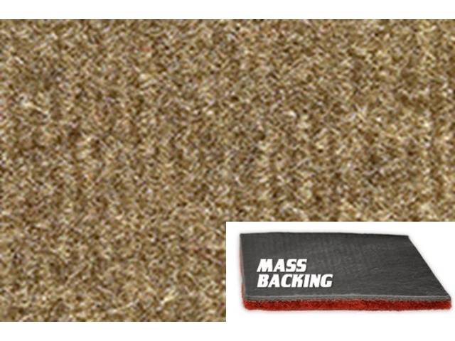 Molded Carpet, Cut Pile, 1-piece, Doeskin, with Improved Mass Backing, reproduction
