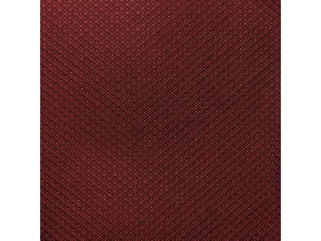HEADLINER KIT, Tier Grain, Dark Red, 3 Bow, incl headliner, covered sail panels and material to cover one pair of sunvisors, Repro