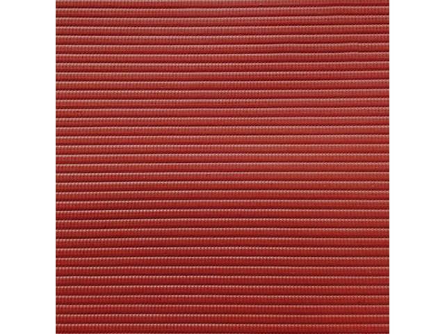 Premium Headliner, Red, Ribbed grain, 6-bow, Legendary reproduction for (1968)