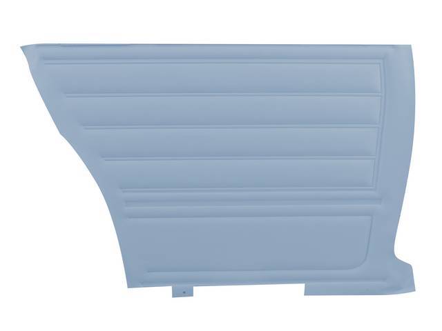 PANEL SET, Inside Quarter, Std, Light Blue, PUI, *Silver Edition*, madrid grain vinyl