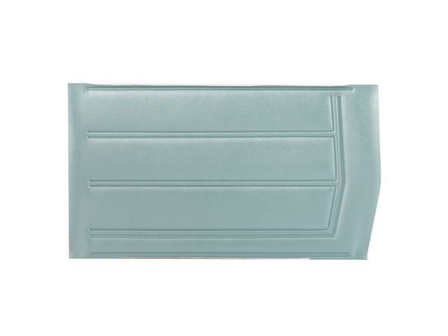 PANEL SET, Inside Quarter, Std, Aqua, PUI, *Silver Edition*, madrid grain vinyl