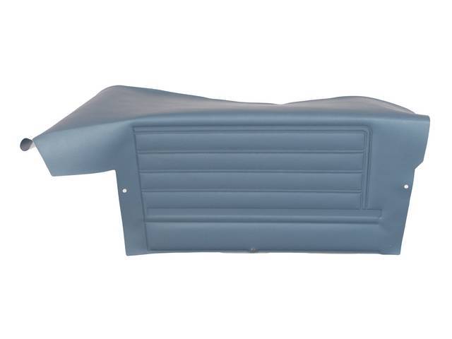 PANEL SET, Inside Quarter, Std, Blue, PUI, *Silver Edition*, madrid grain vinyl   <p><strong>Note:</strong></p><p>Note: These panels do not include the top garnish rails (usually plastic or metal) or the windowfelts. Windowfelts can be purchased separatel