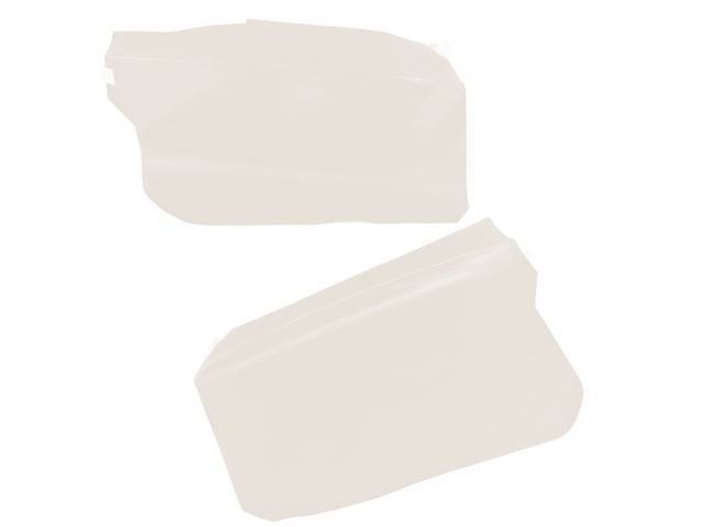 ARM REST COVER SET, Inside Quarter, Pearl, PUI, Madrid grain vinyl, (2)