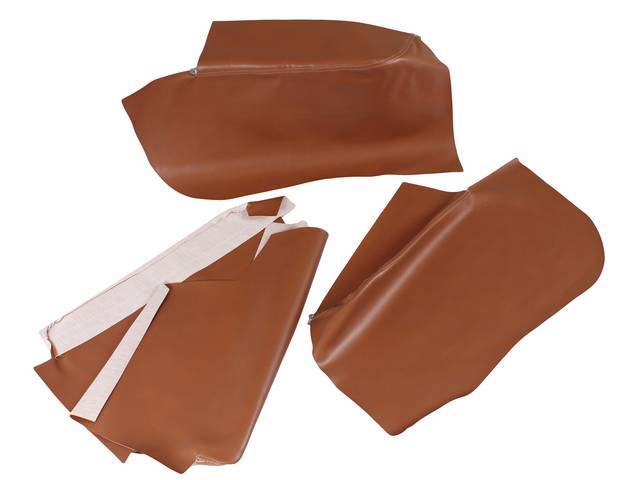 ARM REST COVER SET, Inside Quarter, Tan, PUI, Madrid grain vinyl, (4)