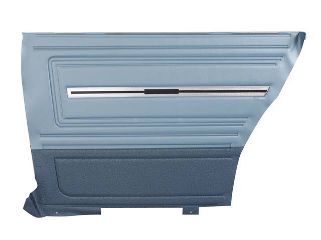 PANEL SET, Inside Quarter, Std, Two-Tone Blue, *Platinum Edition*