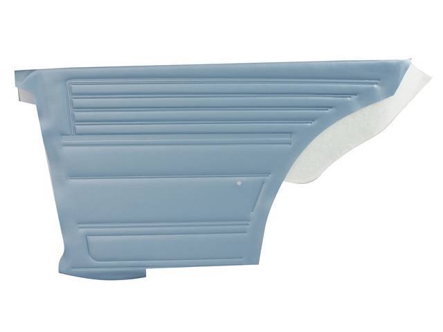 PANEL SET, Inside Quarter, Std, Light Blue, *Platinum Edition*   <p><strong>Note:</strong></p><p>Note: These panels do not include the top garnish rails (usually plastic or metal) or the windowfelts. Windowfelts can be purchased separately from NPD, the c