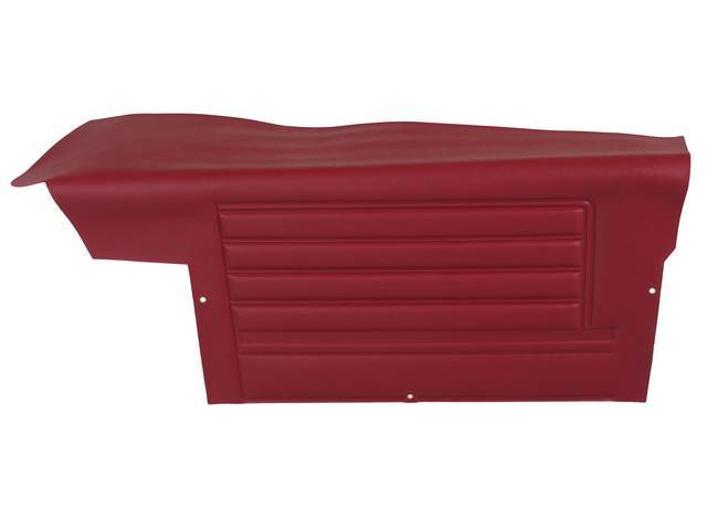 PANEL SET, Inside Quarter, Std, Red, *Platinum Edition*   <p><strong>Note:</strong></p><p>Note: These panels do not include the top garnish rails (usually plastic or metal) or the windowfelts. Windowfelts can be purchased separately from NPD, the customer