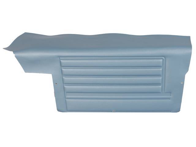 PANEL SET, Inside Quarter, Std, Light Blue, *Platinum Edition*   <p><strong>Note:</strong></p><p>Note: These panels do not include the top garnish rails (usually plastic or metal) or the windowfelts. Windowfelts can be purchased separately from NPD, the c