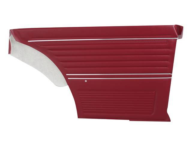 PANEL SET, Inside Quarter, Std, Red, *Platinum Edition*   <p><strong>Note:</strong></p><p>Note: These panels do not include the top garnish rails (usually plastic or metal) or the windowfelts. Windowfelts can be purchased separately from NPD, the customer