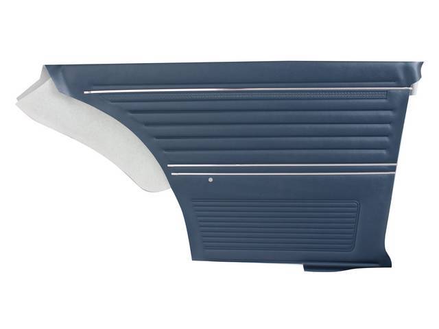 PANEL SET, Inside Quarter, Std, Dark Blue, *Platinum Edition*   <p><strong>Note:</strong></p><p>Note: These panels do not include the top garnish rails (usually plastic or metal) or the windowfelts. Windowfelts can be purchased separately from NPD, the cu