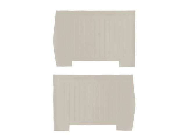 PANEL SET, Premium, Inside Quarter, Frost White (Std listed as White), seville grain vinyl