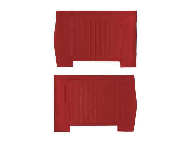 PANEL SET, Premium, Inside Quarter, Red, seville grain vinyl