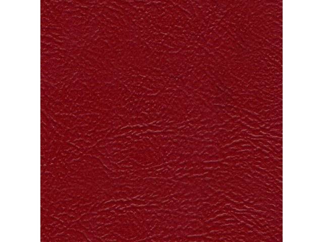 PANEL SET, Premium, Inside Quarter, Dark Red - Red (Std listed as Two-Tone Red), madrid grain vinyl