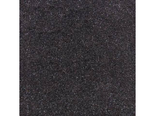 Storage Area Carpet, Black, molded to fit, ACC reproduction