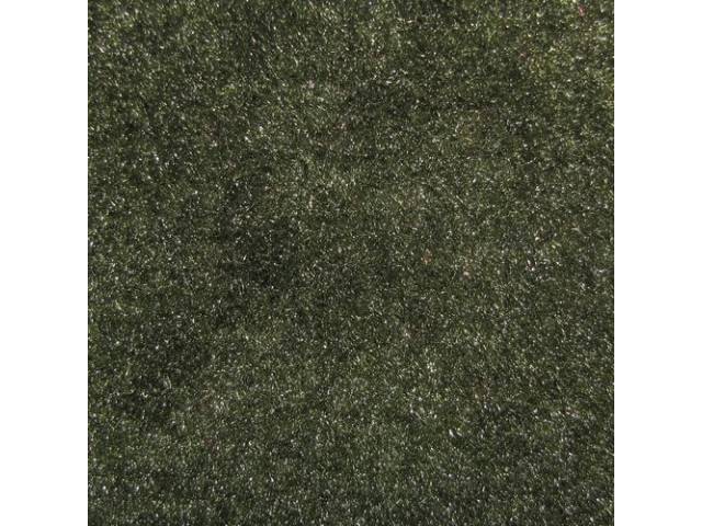 Storage Area Carpet, Green, molded to fit, ACC reproduction