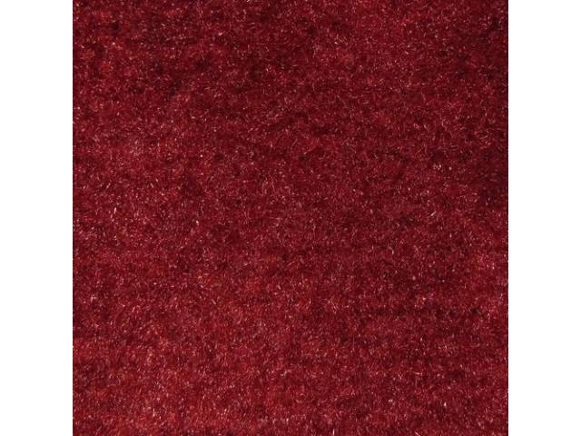 Storage Area Carpet, Carmine (Medium Red), molded to fit