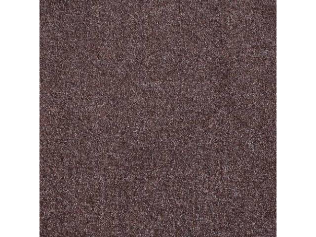 Storage Area Carpet, Brown, molded to fit, ACC reproduction