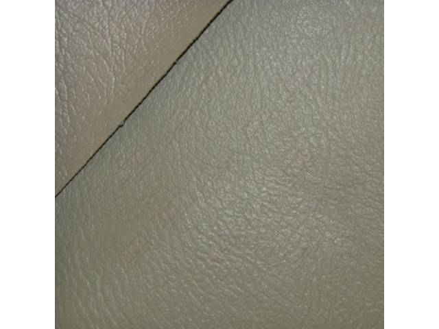 Upholstery Set, Premium, Front Buckets, Fawn - Parchment (Std listed as Two-Tone Fawn), madrid grain vinyl