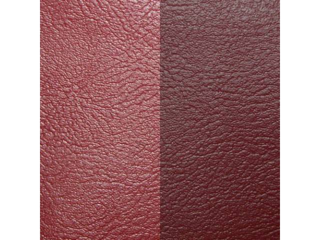 Upholstery Set, Rear Seat, Two-Tone Red, madrid grain vinyl