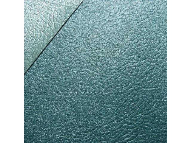 Upholstery Set, Rear Seat, Two-Tone Aqua, madrid grain vinyl