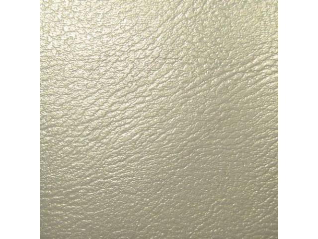 Upholstery Set, Premium, Rear Seat, Metallic Parchment (Std listed as Pearl), madrid grain vinyl, incl buttons
