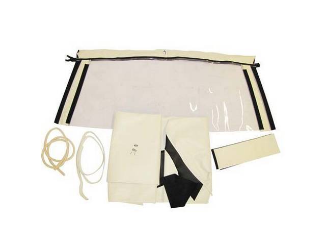 Convertible Top Kit by Robbins, Ford White (original color)