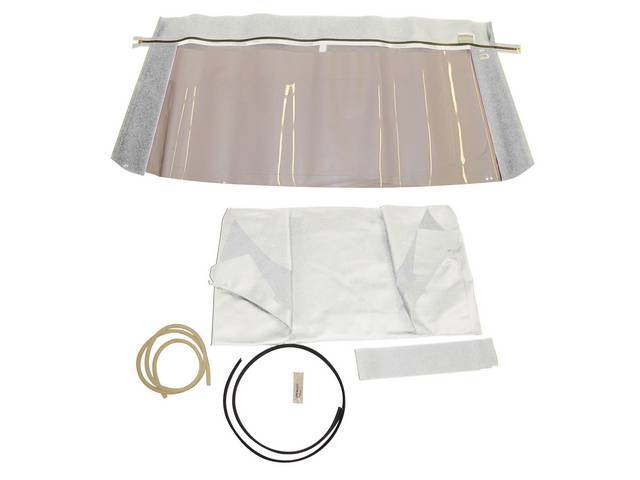 CONVERTIBLE TOP KIT, FORD WHITE (CORRECT ORIGINAL COLOR