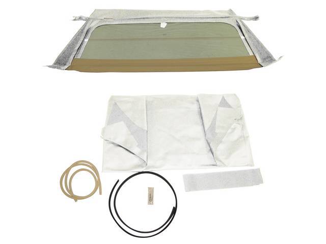 CONVERTIBLE TOP KIT, FORD WHITE (CORRECT ORIGINAL COLOR